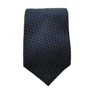 Tommy Hilfiger 100% Silk Microprint Tie Made in U.S.A. Vintage